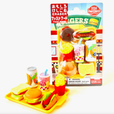 Iwako Fast Food Eraser Set