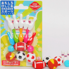 Sports Puzzle Eraser Set