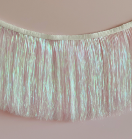 White Tinsel Fringe Garland