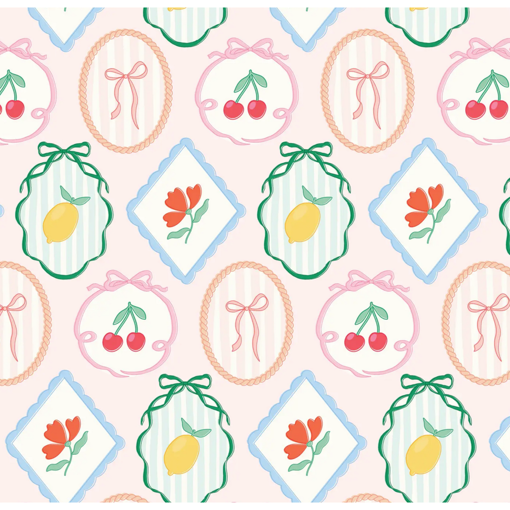 Fruit Cocktail Wrapping Paper - Roll of 3 Sheets