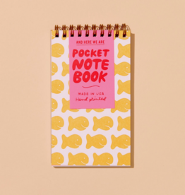 Goldfish Crackers Letterpress Pocket Notebook