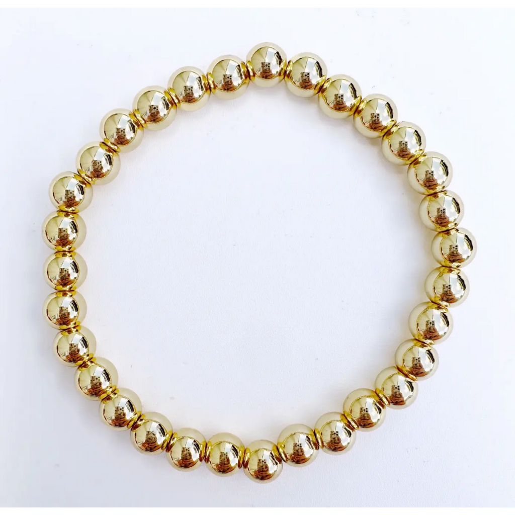 Golden Halo Beaded Bracelet