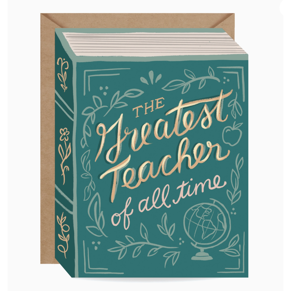 Greatest Teacher Card