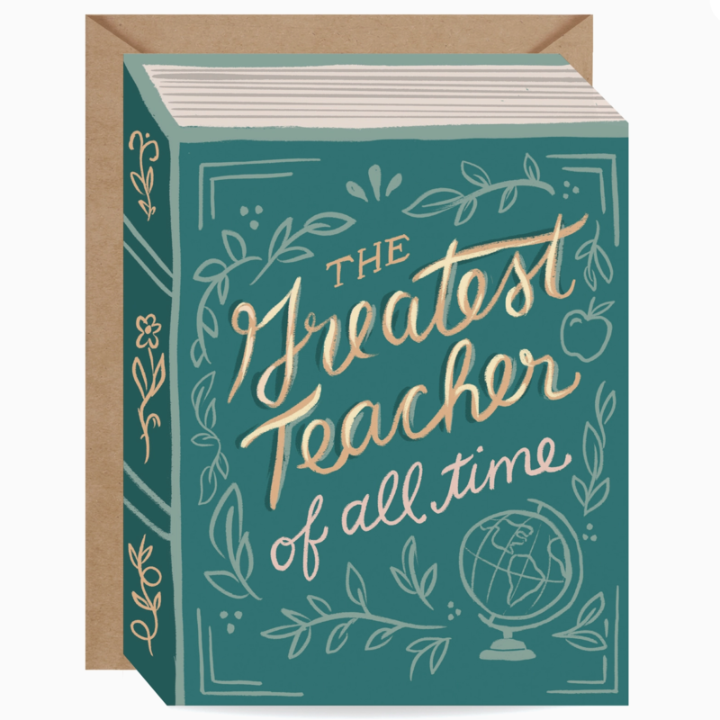 Greatest Teacher Card
