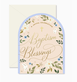 Baptism Blessings Arch Card