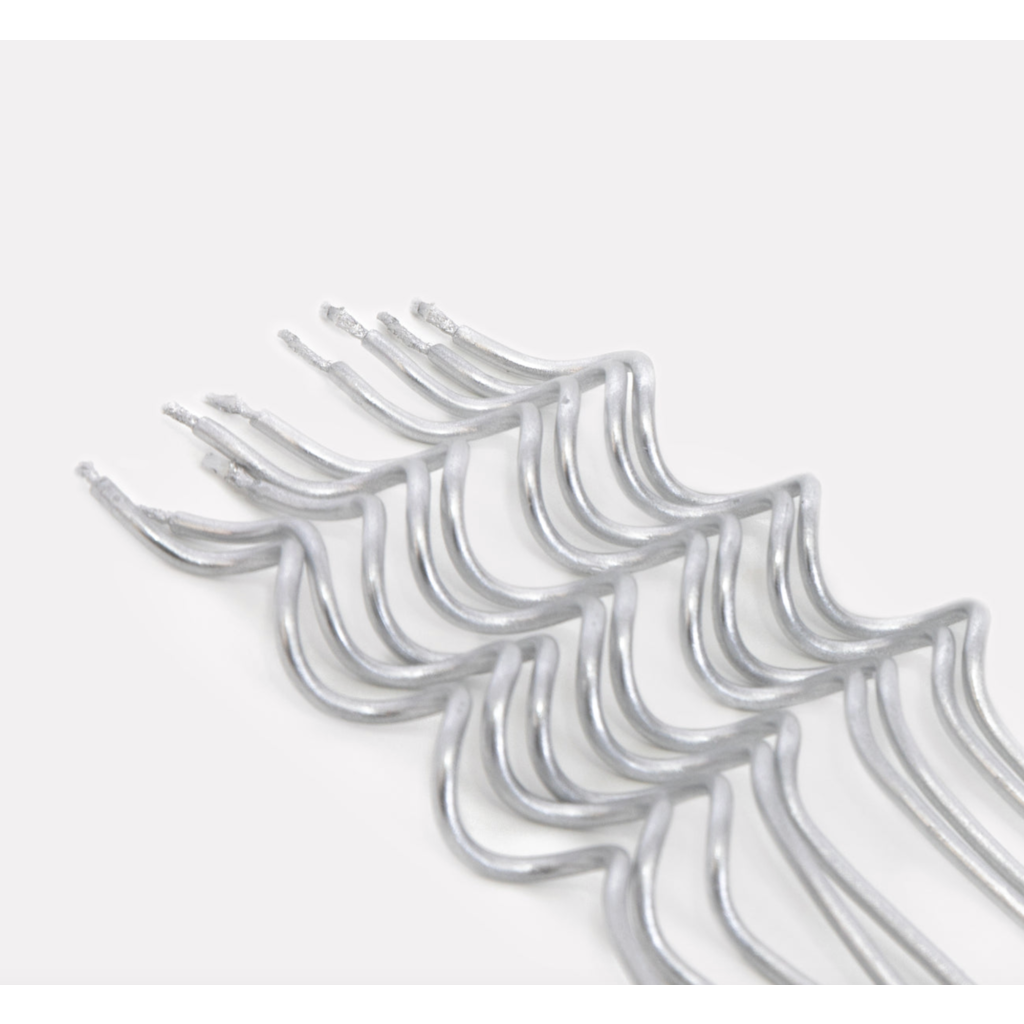 Silver Swirly Candles