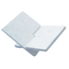 Marble Book  Holder White