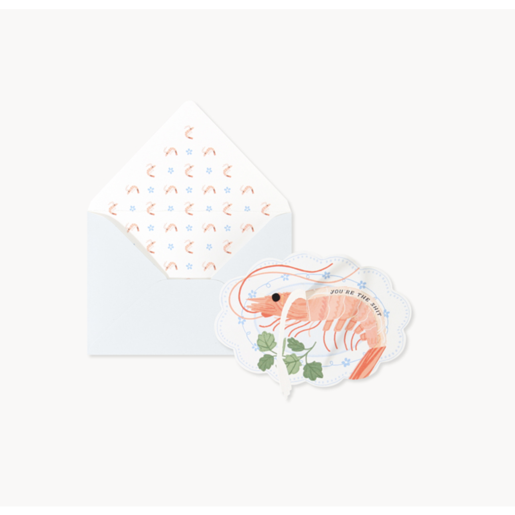 Shrimp Pop-Up Card