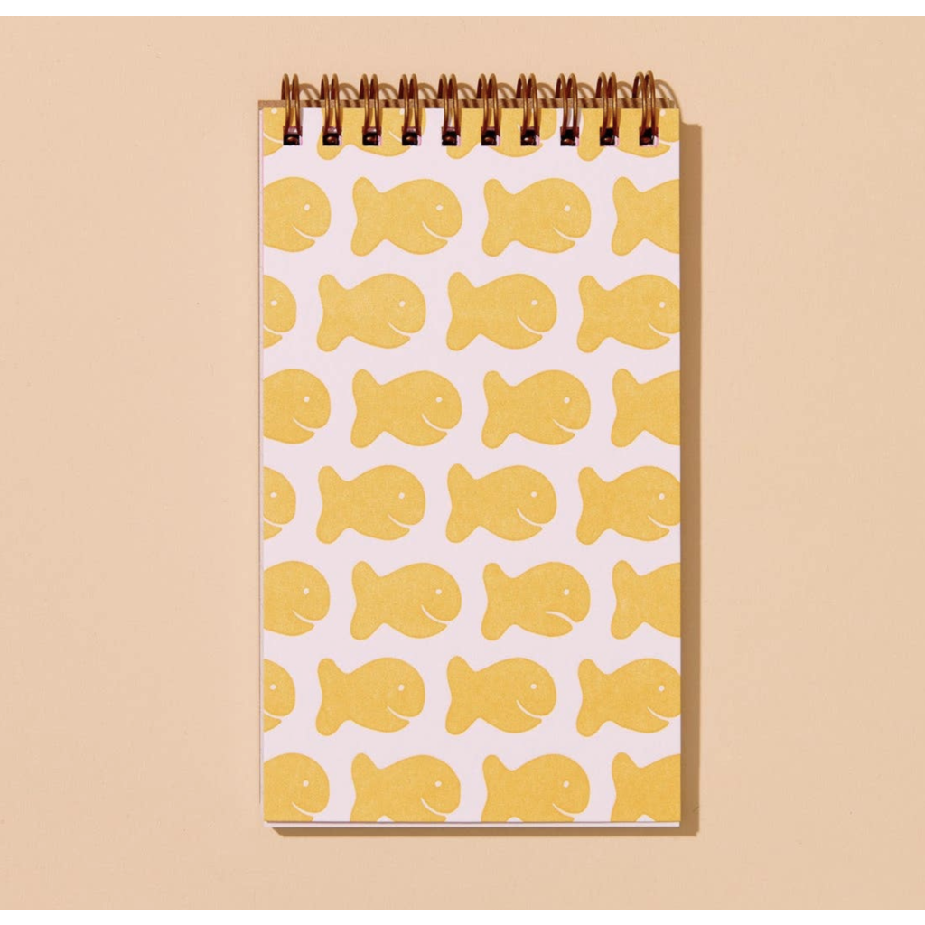 Goldfish Crackers Letterpress Pocket Notebook