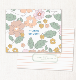 Thanks Umbrella Floral Card