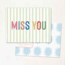 Miss You Card