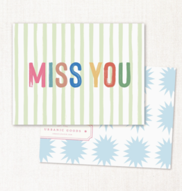 Miss You Card