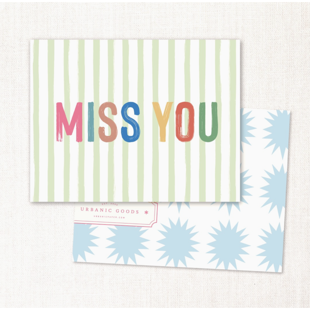 Miss You Card