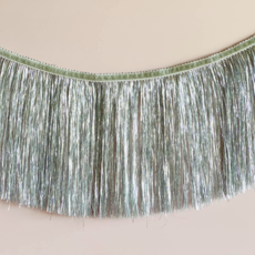 Silver Tinsel Fringe Garland