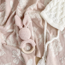 Teether Bunny Pink Rattle