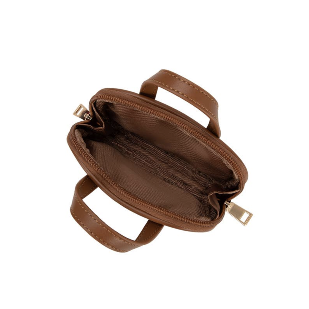 Natasha Micro Bag- Saddle