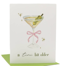 Tini Bit Older Olive Martini Card