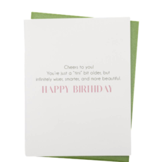 Tini Bit Older Olive Martini Card