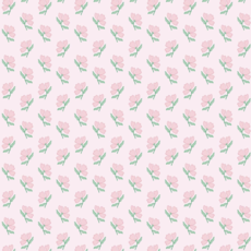 Bloom & Blush Pink Flower Wrapping Paper - Single Sheet