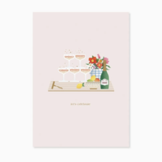 Bar Cart Pop-Up Card