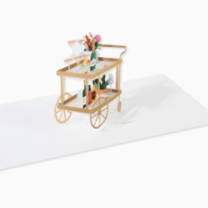 Bar Cart Pop-Up Card