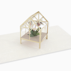 Orchid Pop-up Card