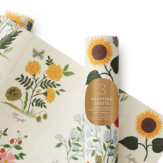 Botanical Wrapping Sheet (Roll of 3)