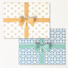 Daisy + Poolside Tiles Double-Sided Wrap Sheet
