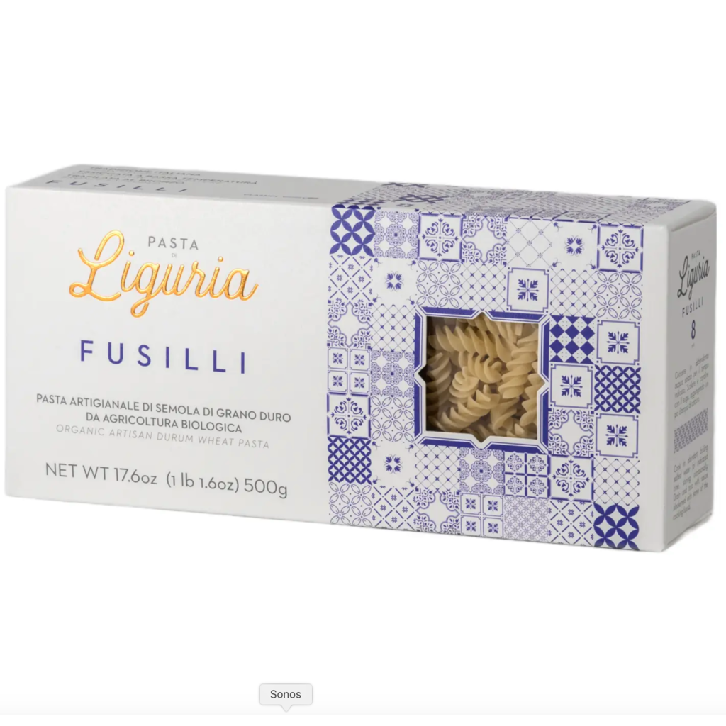 Organic Fusilli By Pasta Di Liguria