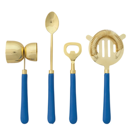 Blue Stainless Steel & Aluminum Bar Tools