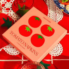 Tomato Cocktail Napkins - Set of 4