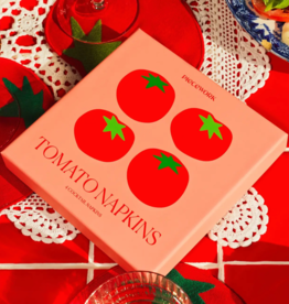 Tomato Cocktail Napkins - Set of 4