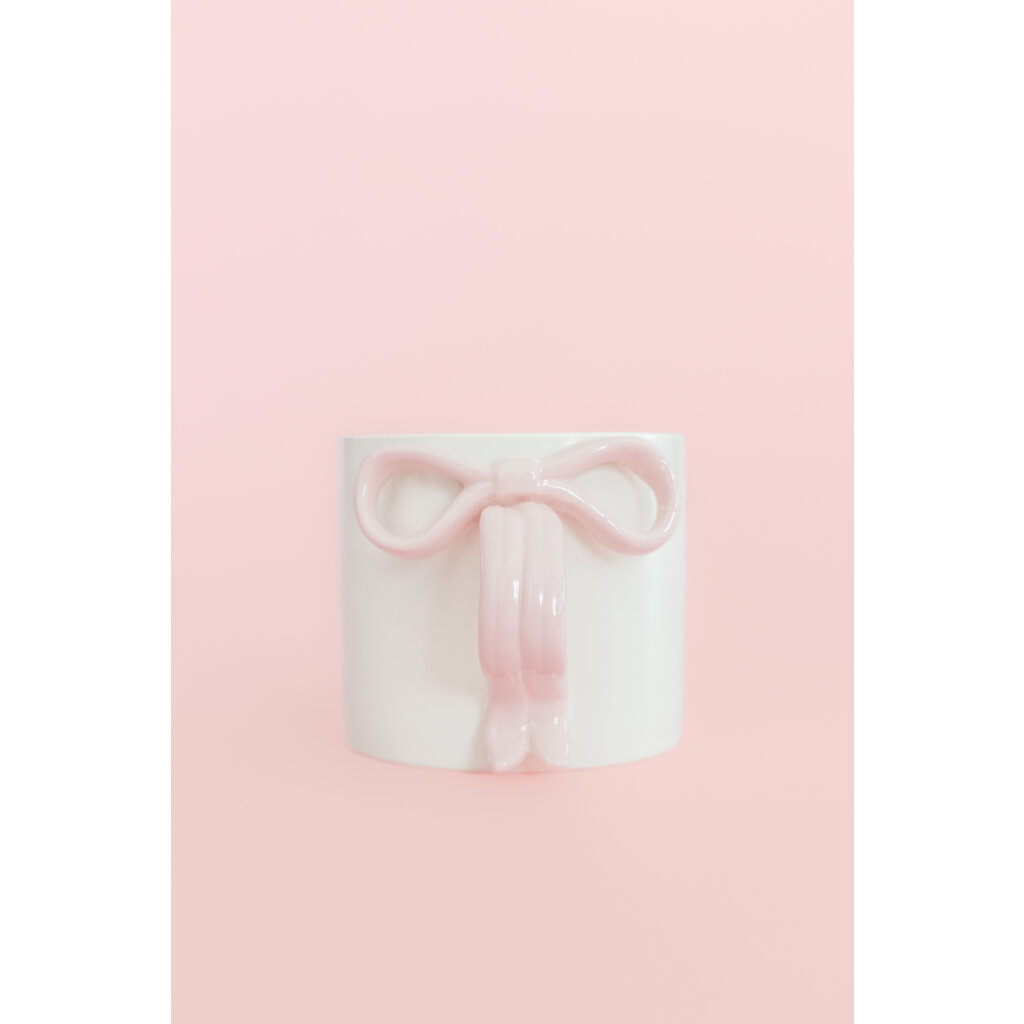 Pink Bow Mug 15oz