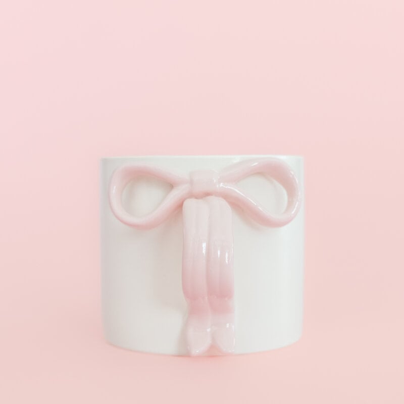 Pink Bow Mug 15oz