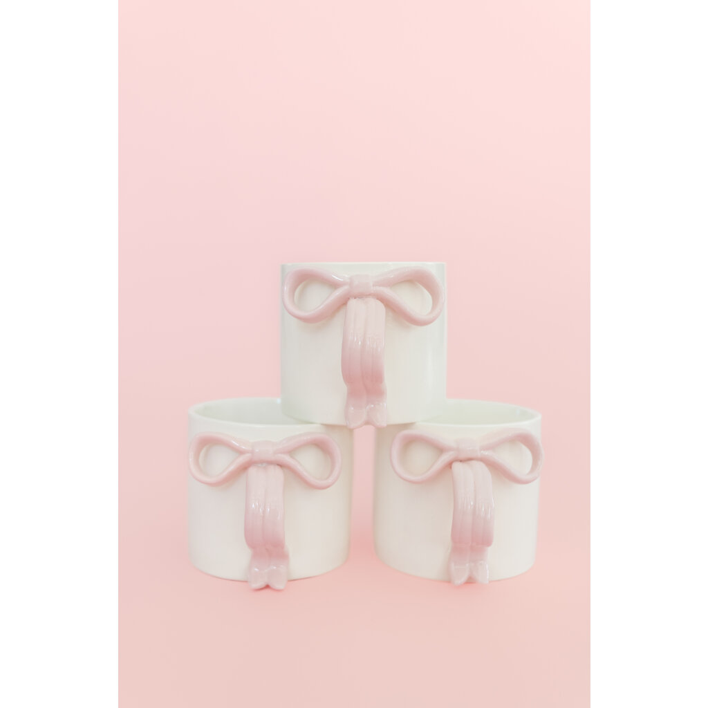 Pink Bow Mug 15oz