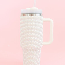 Cream Pearl 40oz Tumbler