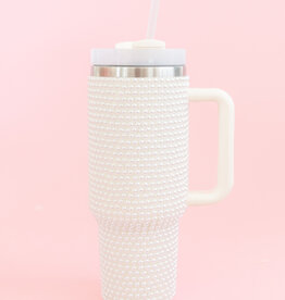 Cream Pearl 40oz Tumbler