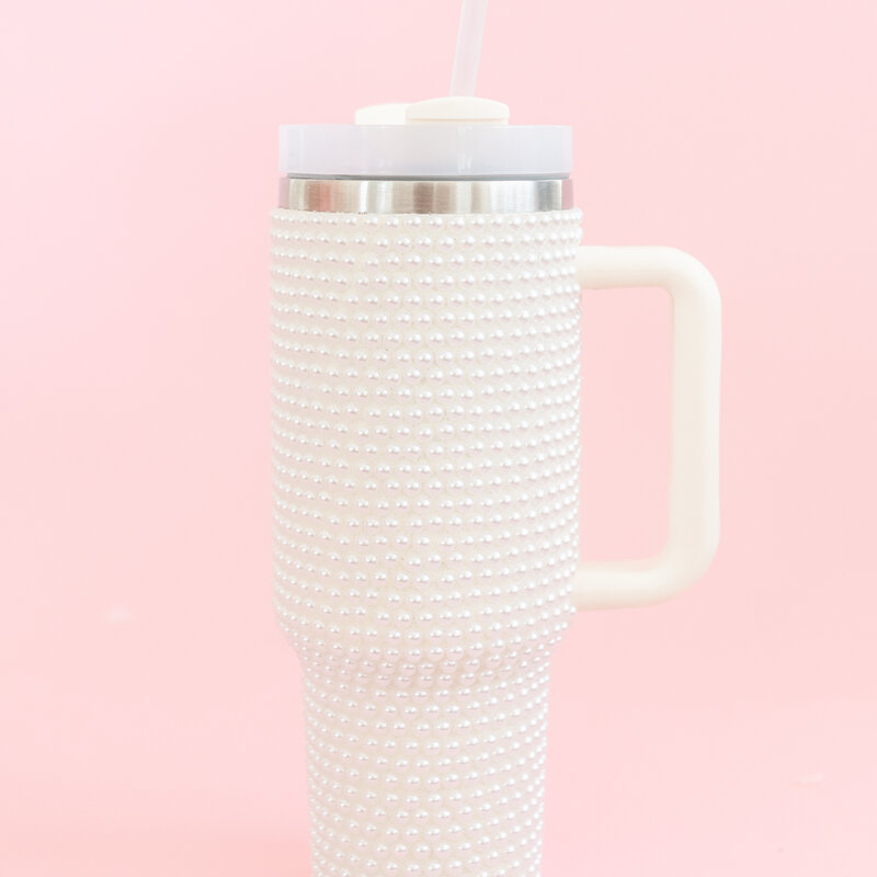 Cream Pearl 40oz Tumbler