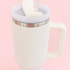 Cream Pearl 40oz Tumbler