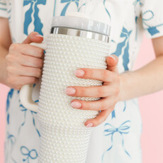 Cream Pearl 40oz Tumbler