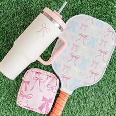 Cream & Pink Bow 40oz Tumbler