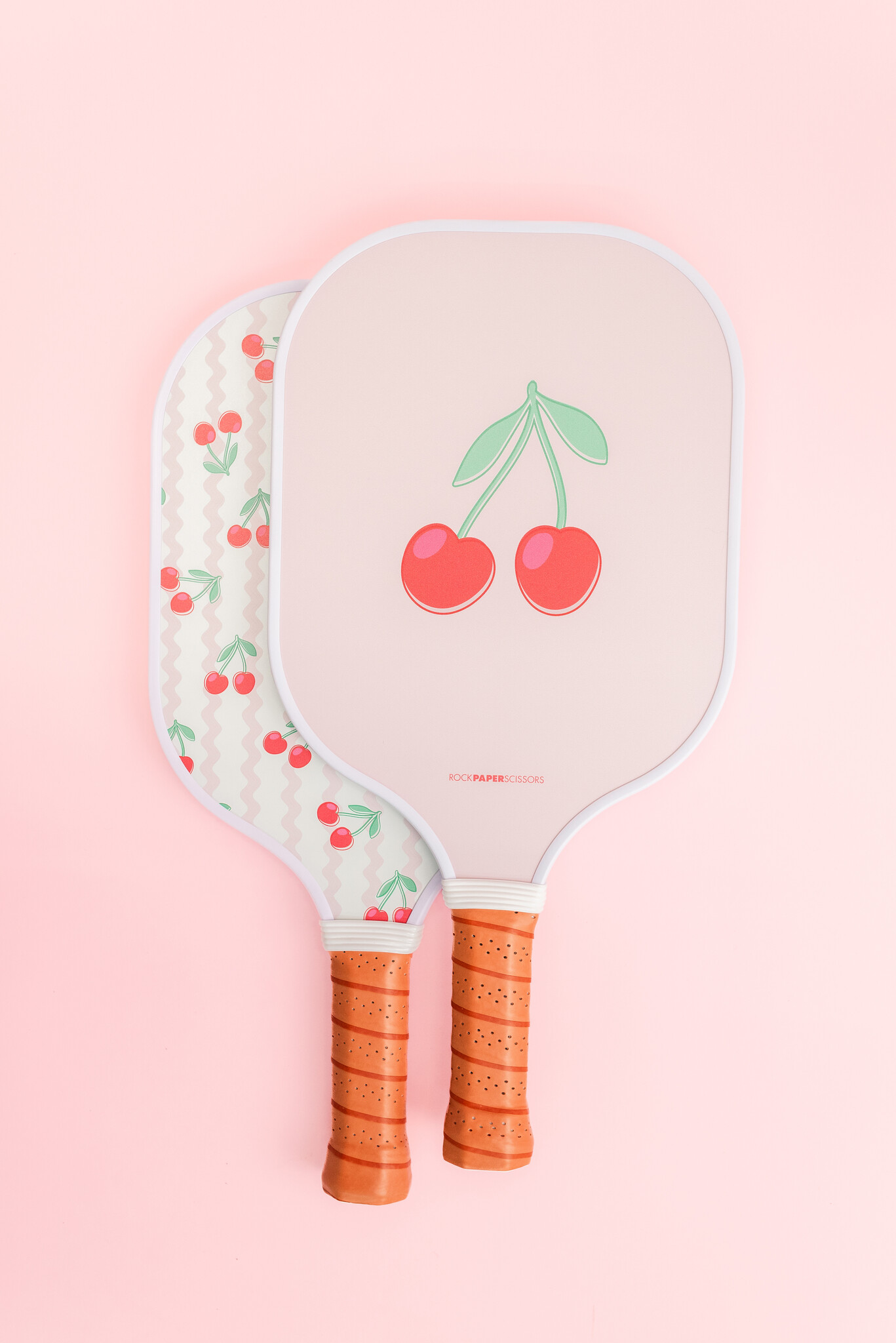 Pink Cherry Ric Rac Pickleball Paddle - Rock Paper Scissors
