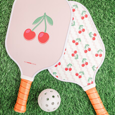 Pink Cherry Ric Rac Pickleball Paddle