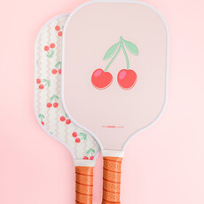 Pink Cherry Ric Rac Pickleball Paddle