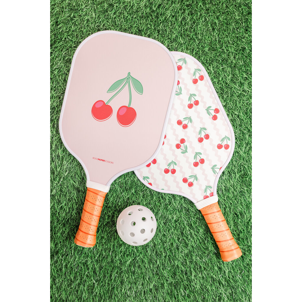 Pink Cherry Ric Rac Pickleball Paddle