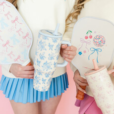 Pastel Bows Pickleball Paddle