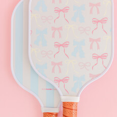 Pastel Bows Pickleball Paddle