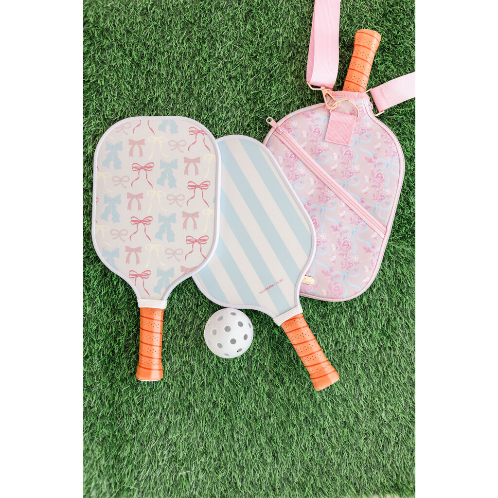 Pastel Bows Pickleball Paddle
