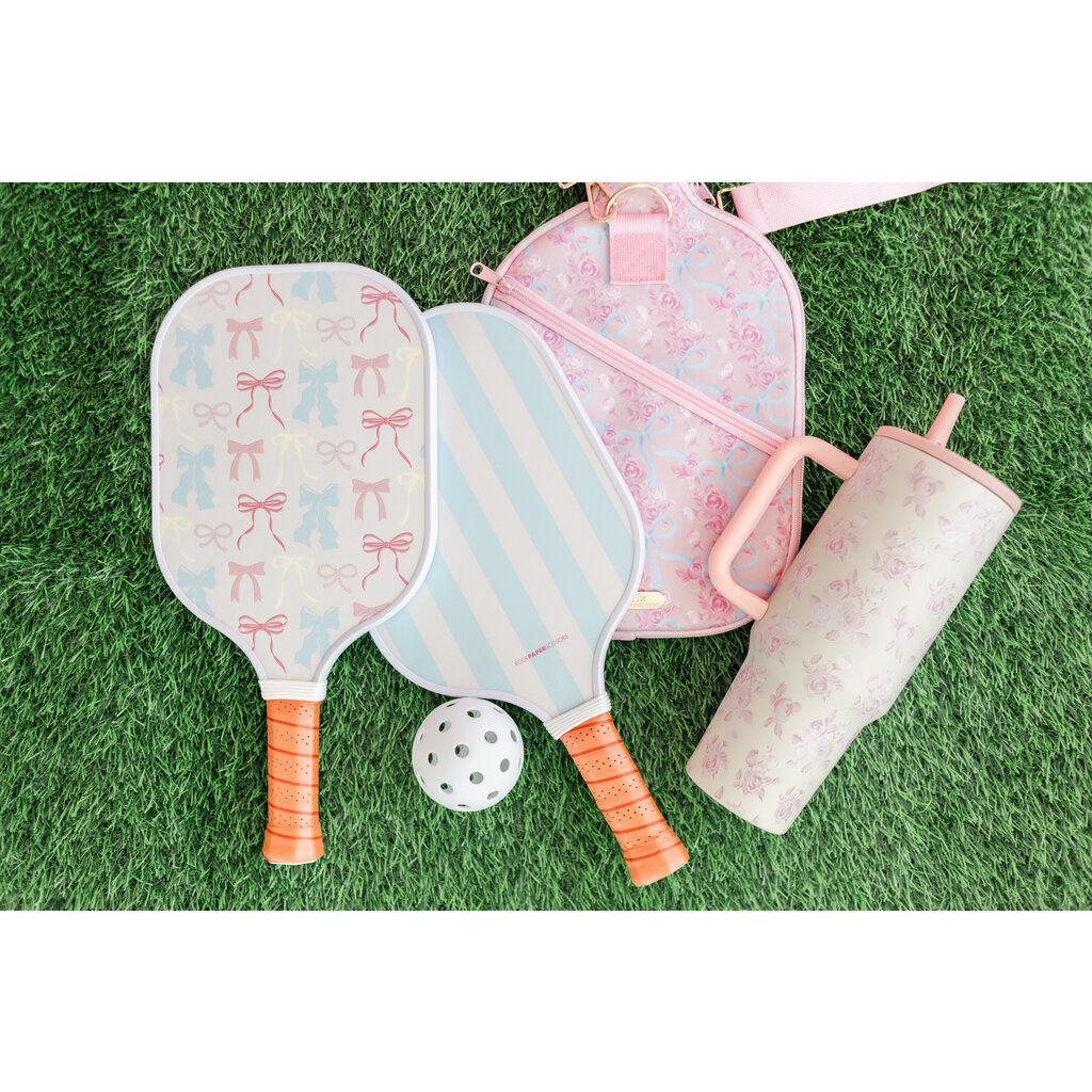 Pastel Bows Pickleball Paddle