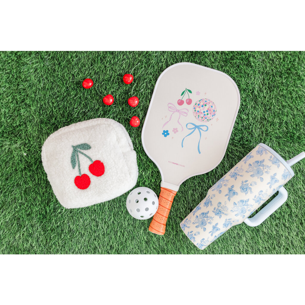 Disco Ball Bows Pickleball Paddle